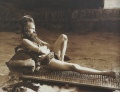 Fakir on bed of nails Benares India 1907.jpg
